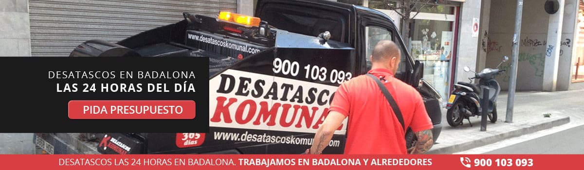 Desatascos en Badalona y alrededores